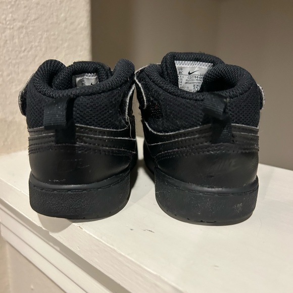 Nike Court Borough Mid 2 Toddler Size 8C(USA) /7,5 UK Black Shoes CD7784-001 - Picture 6 of 9